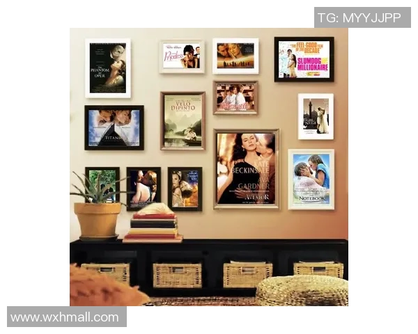 足球明星墙画框图片的创意设计与装饰效果分享